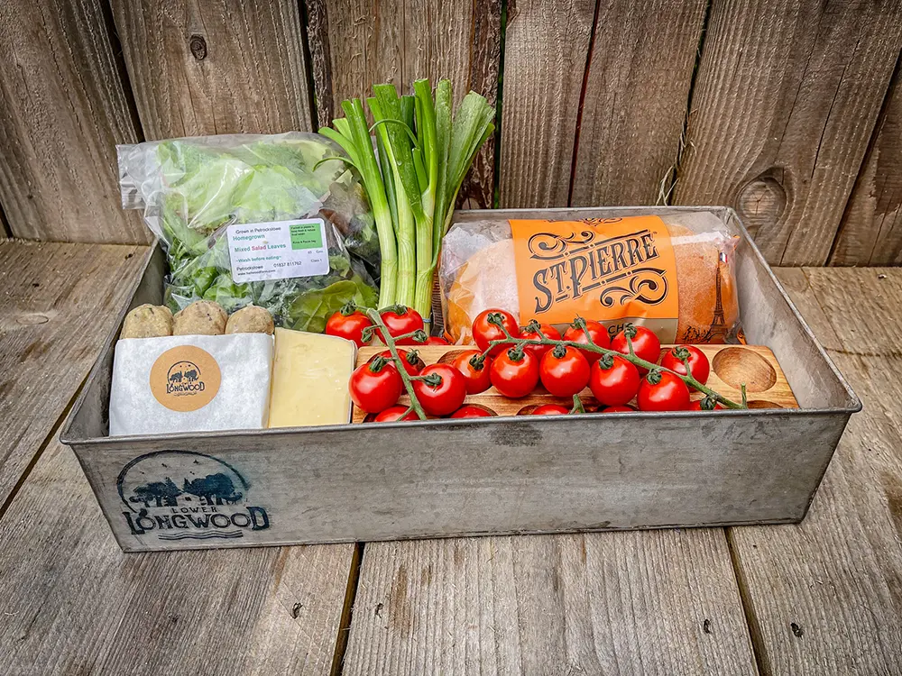 BBQ Pack for two (Veggie) from Lower Longwood Devon.