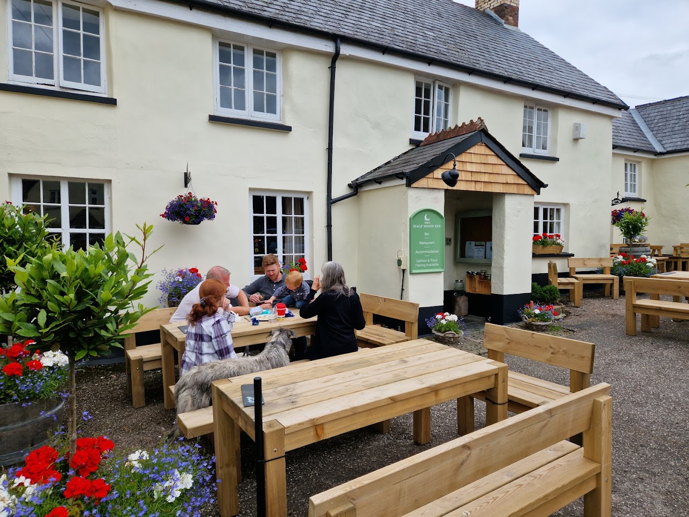 Half Moon Inn, Sheepwash, Devon. Lower Longwood Ale Trail